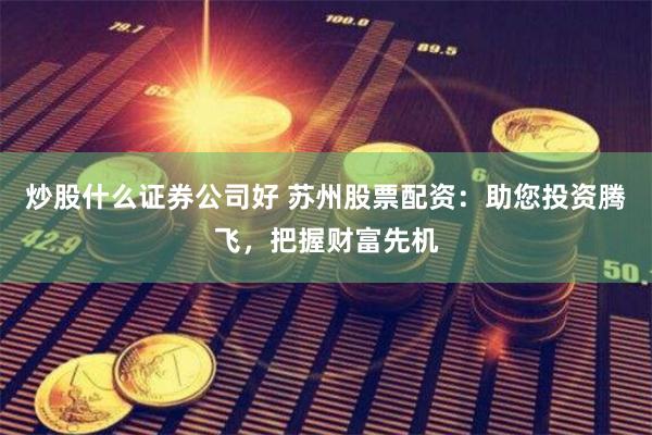炒股什么证券公司好 苏州股票配资：助您投资腾飞，把握财富先机
